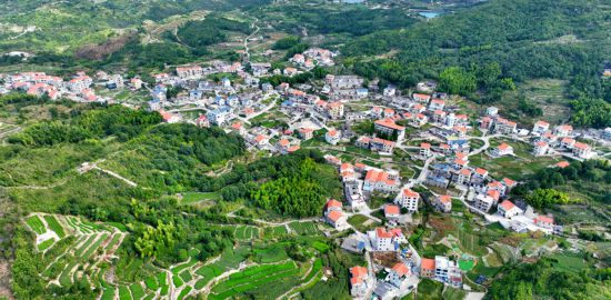 軍營村俯瞰。人民網(wǎng)記者 陳博 攝